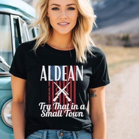 Tops - Jason Aldean Try That In A Small Town Country Graphic Unisex T-Shirt